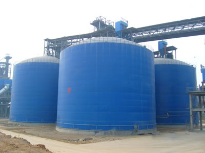 新城水泥钢板库改造